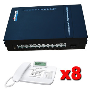 Kit-centralino-telefonico-GF308S-K8W